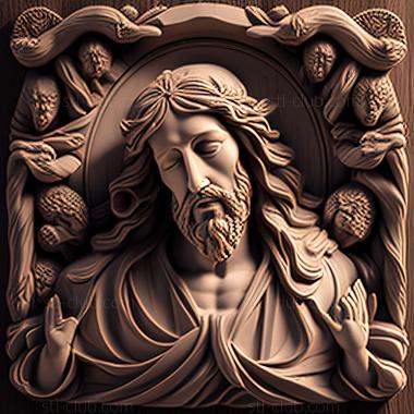 3D model st jesus (STL)